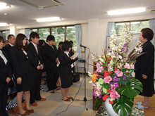 平成24年度 学校法人 下関学院下関福祉専門学校・下関文化産業専門学校合同入学式写真