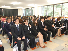 平成24年度 学校法人 下関学院下関福祉専門学校・下関文化産業専門学校合同入学式写真